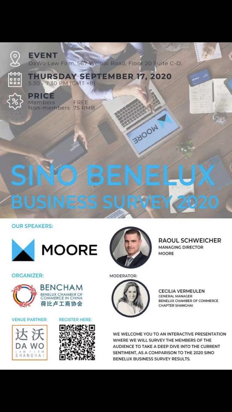 Sino Benelux Business Survey 2020 (Sept. 17th)