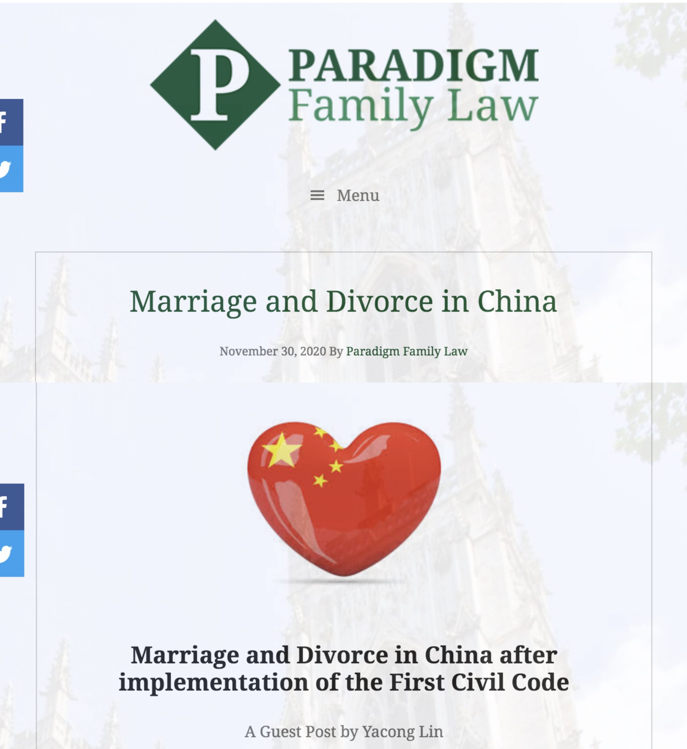 Marriage and Divorce in China